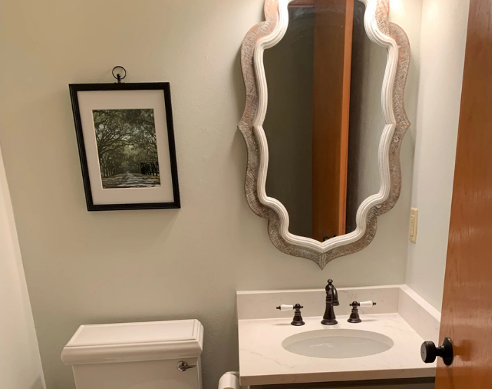 Custom sink and vanity from Dickow-Cyzak Carpet One