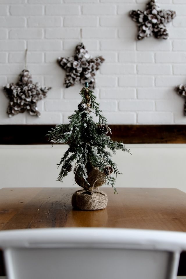 Mini Christmas tree decoration for office desk