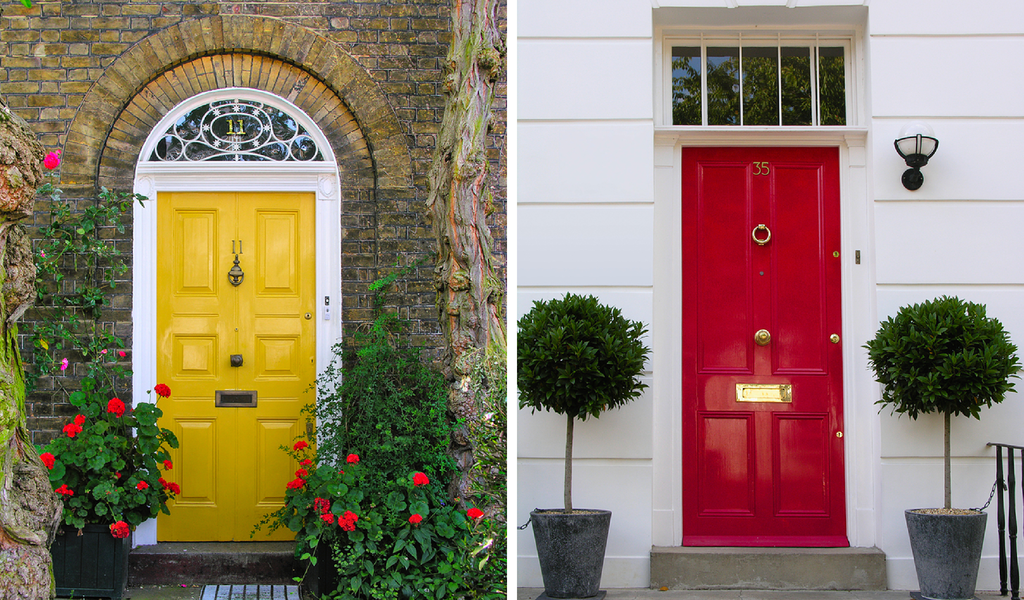 Bold & Bright Front Door beautiful front doors